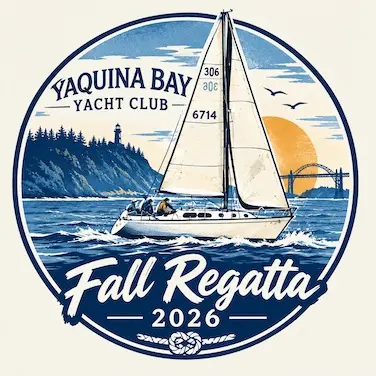 YBYC 2026 Fall Regatta artwork © Dan Crowell